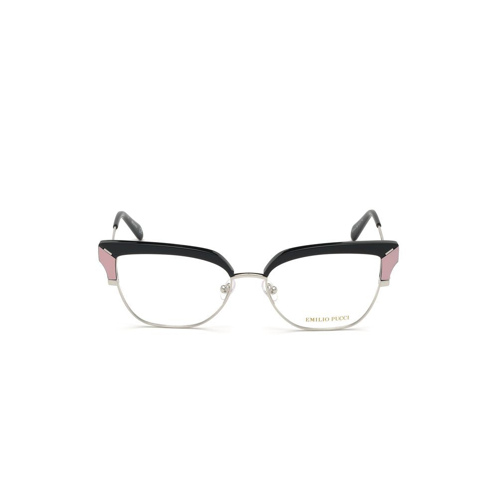 Emilio Pucci Black Metal Frames