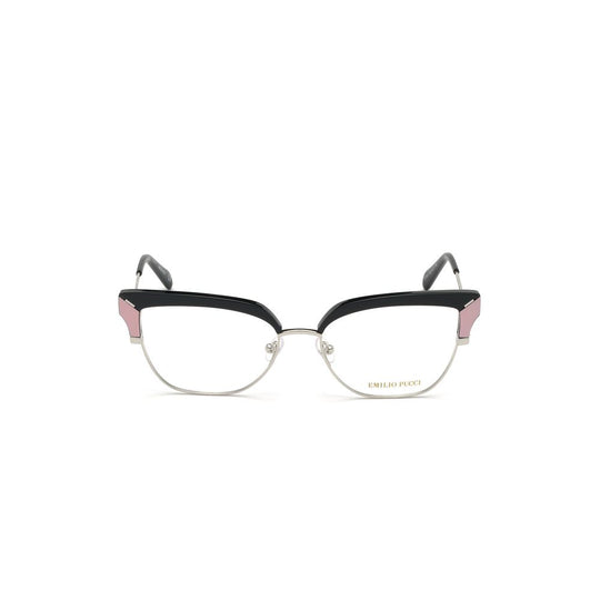 Emilio Pucci Black Metal Frames