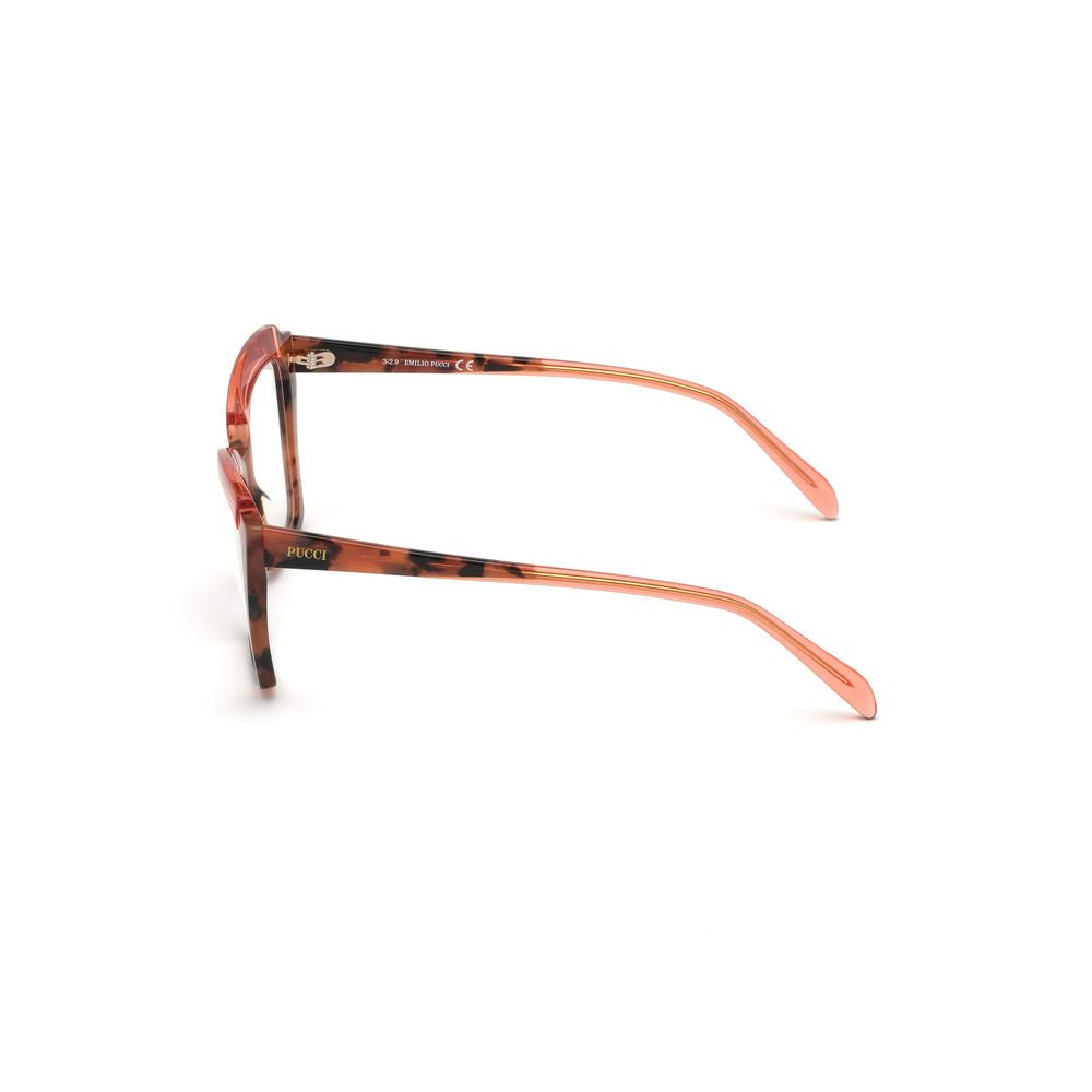 Emilio Pucci Brown Acetate Frames