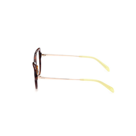 Emilio Pucci Brown Acetate Frames