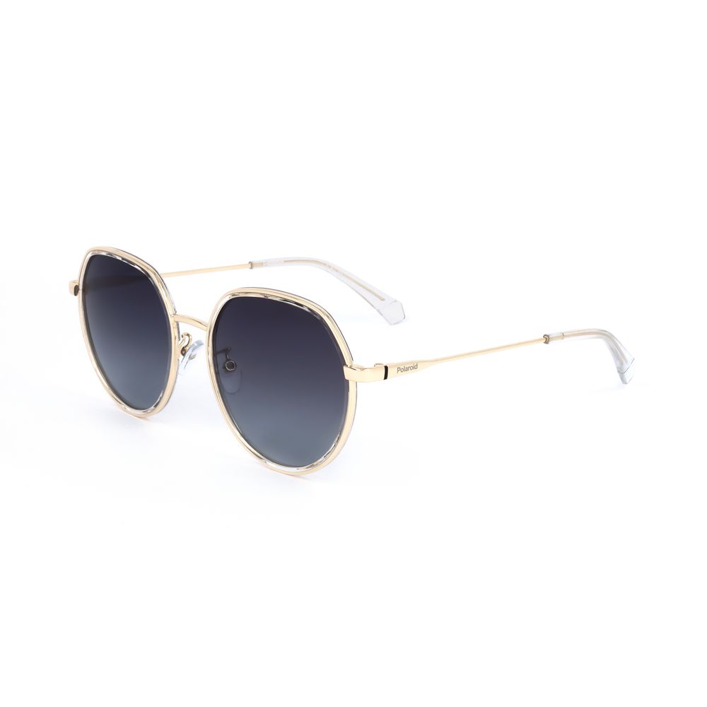 Polaroid Gold Stainless Steel Sunglasses