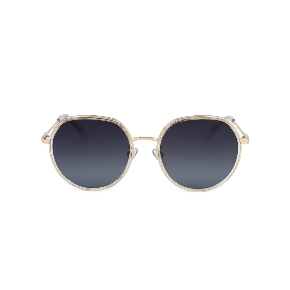 Polaroid Gold Stainless Steel Sunglasses