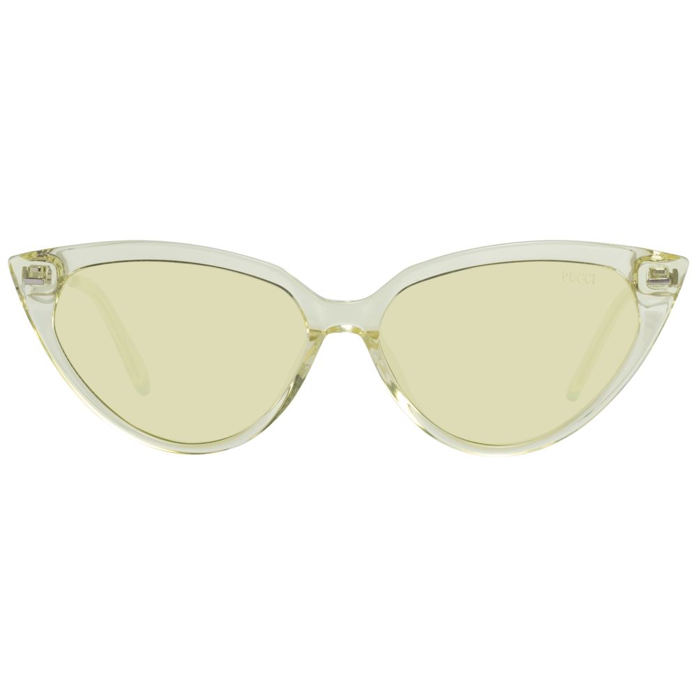 Emilio Pucci Yellow Metal Sunglasses