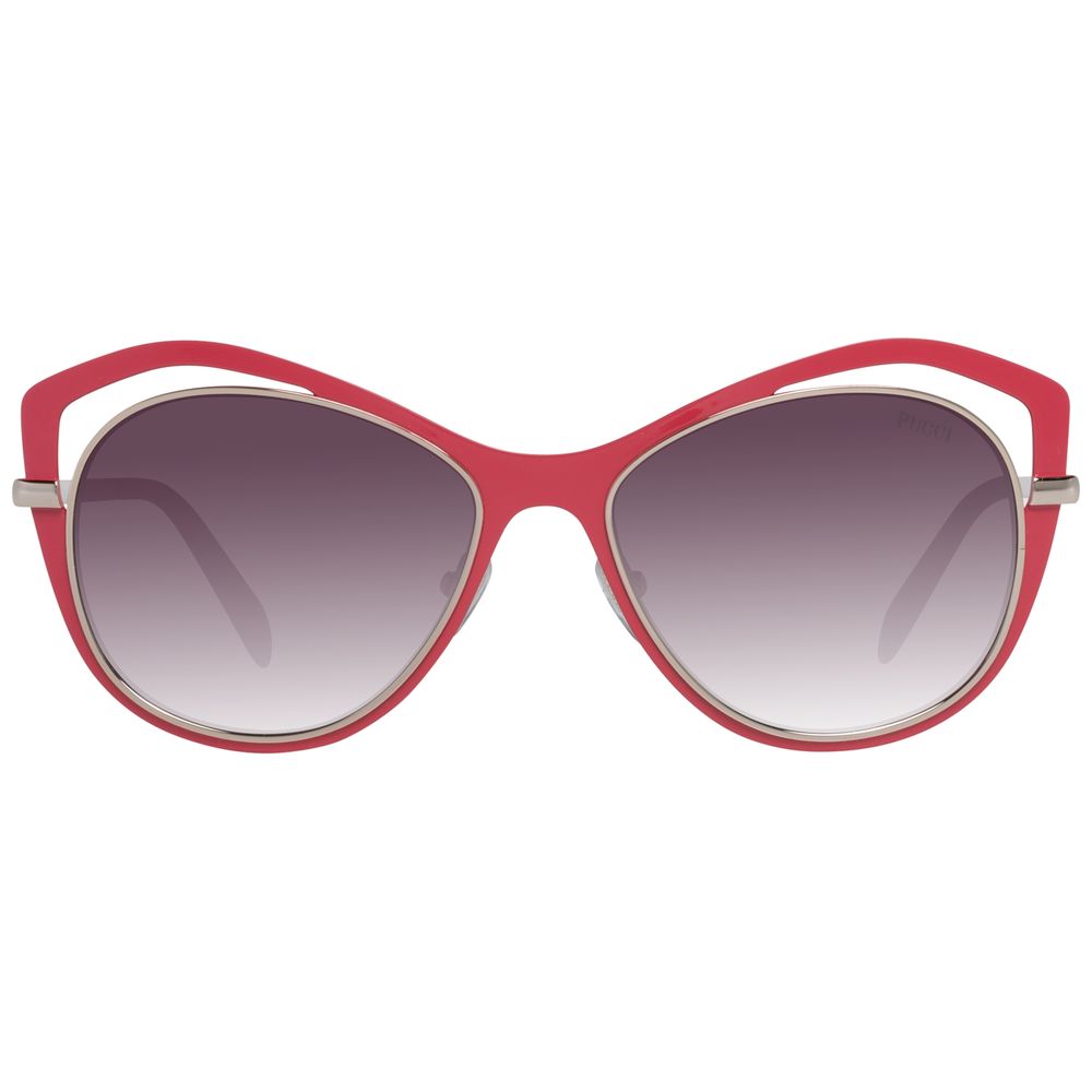 Emilio Pucci Red Metal Sunglasses