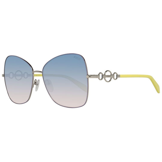 Emilio Pucci Gray Metal Sunglasses