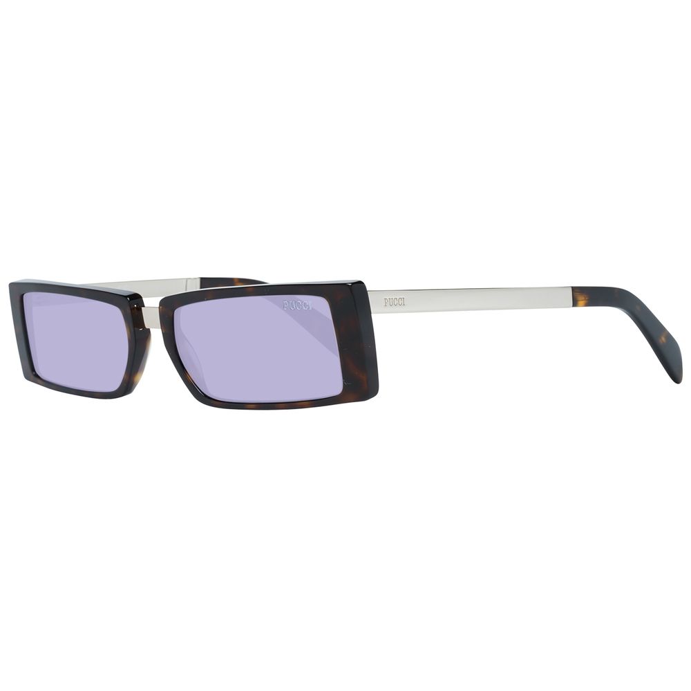 Emilio Pucci Brown Plastic Sunglasses