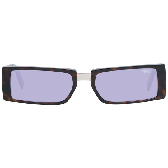 Emilio Pucci Brown Plastic Sunglasses