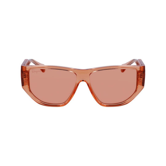 Ferragamo Orange Injected Sunglasses