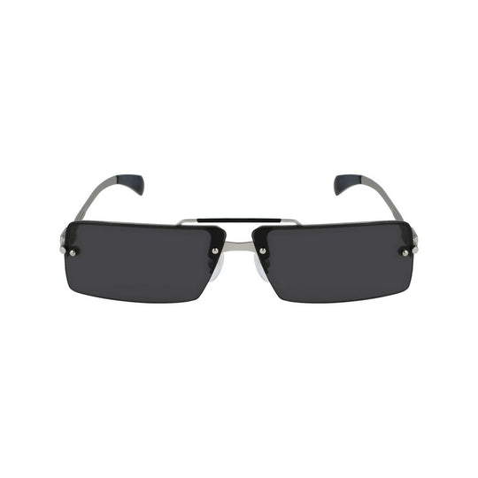 Ferragamo Gray Metal Sunglasses