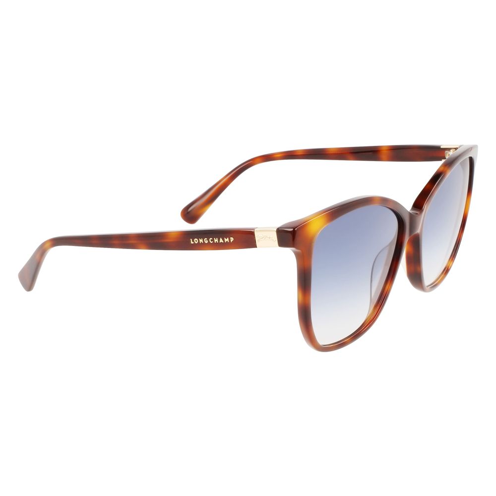 Longchamp Brown Acetate Sunglasses