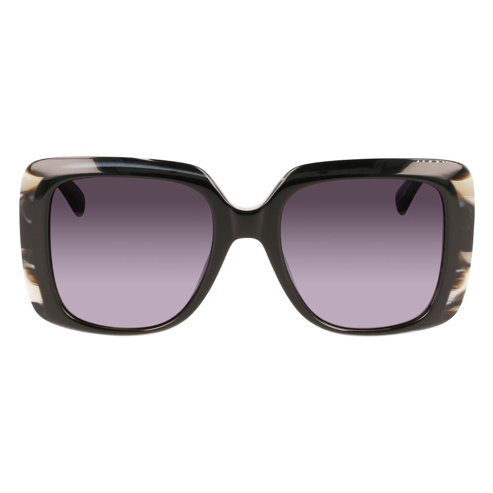 Longchamp Black Acetate Sunglasses