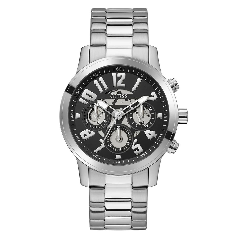 Guess Gray Stainless Steel Watch