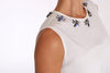 Dolce & Gabbana Elegant Embellished Sleeveless Silk Blouse