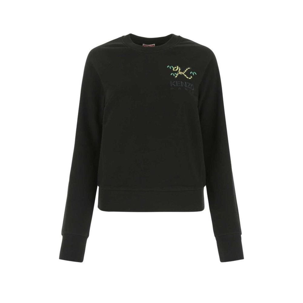 Kenzo Black Cotton Sweater - ACCEXO