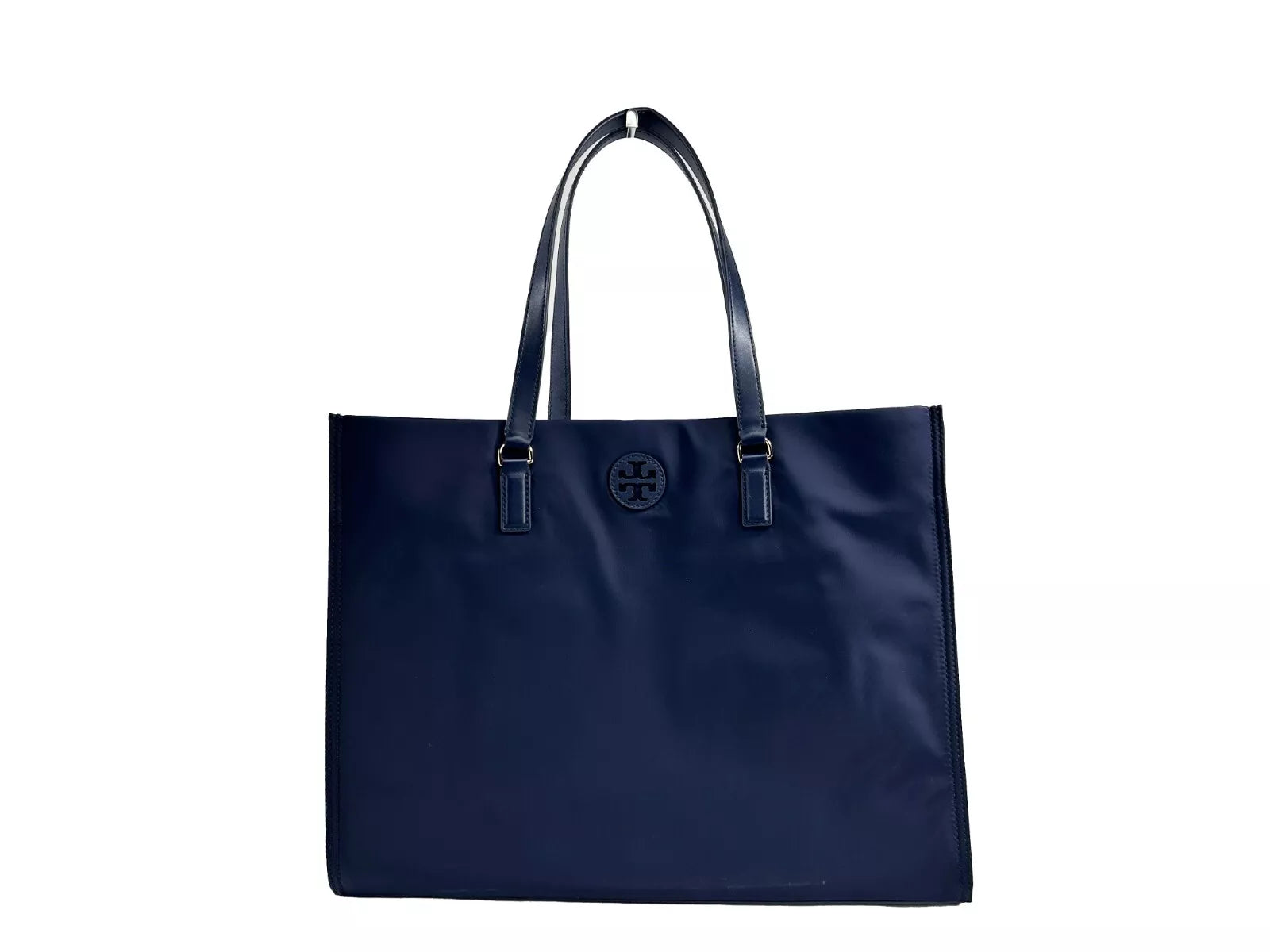 Tory Burch Navy Ella Large Nylon Tote Bag Purse 136144 - ACCEXO