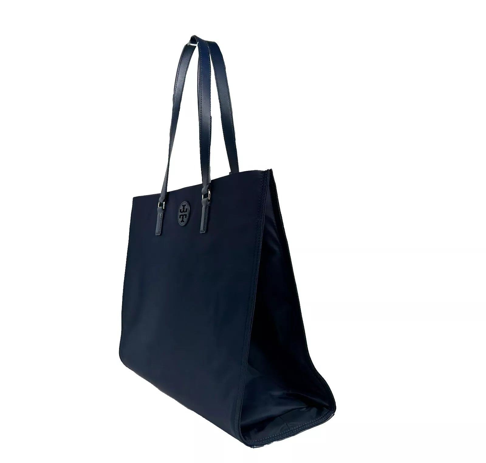 Tory Burch Navy Ella Large Nylon Tote Bag Purse 136144 - ACCEXO