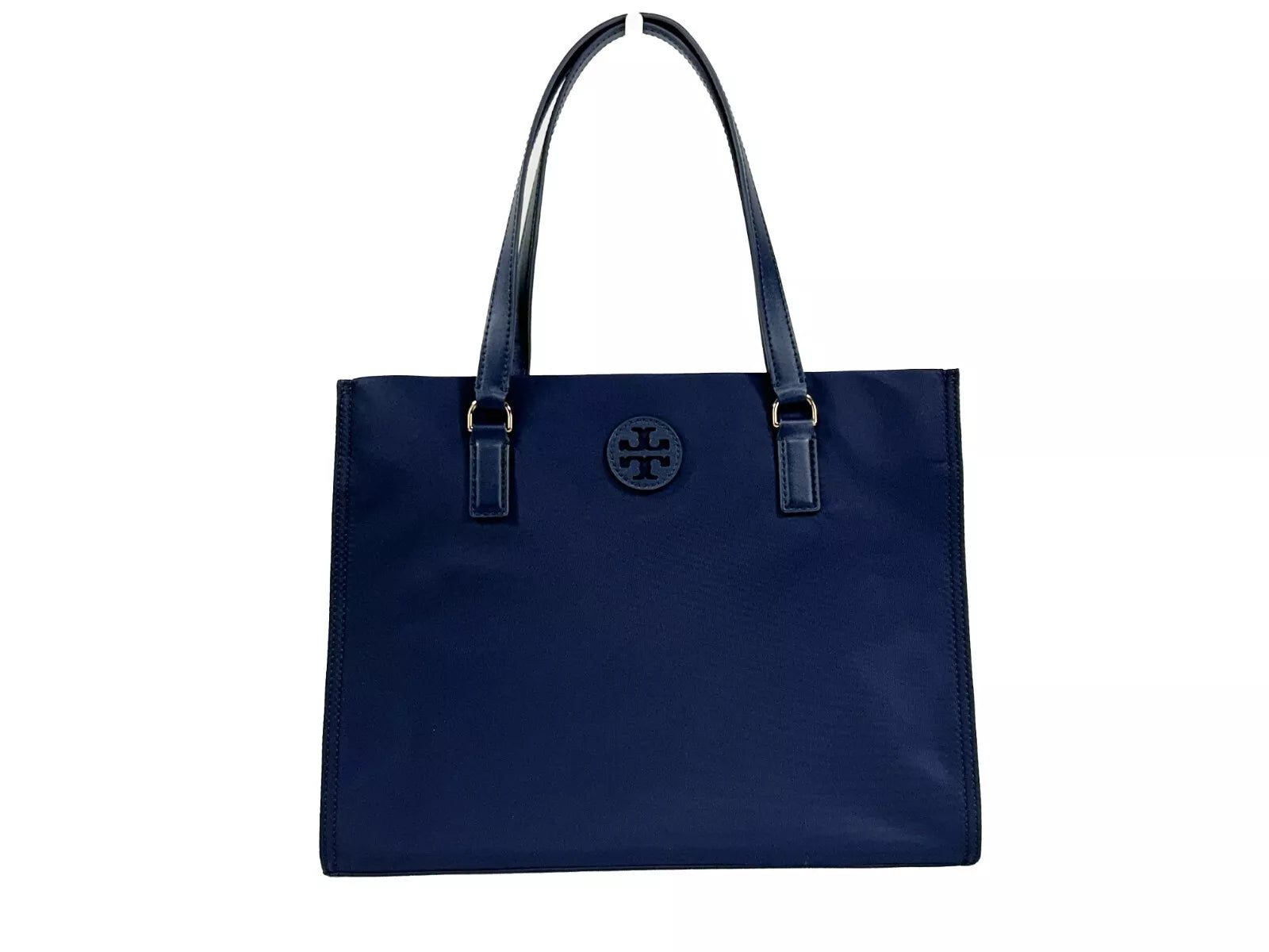 Tory Burch Navy Ella Small Nylon Tote Bag Purse 160633 - ACCEXO