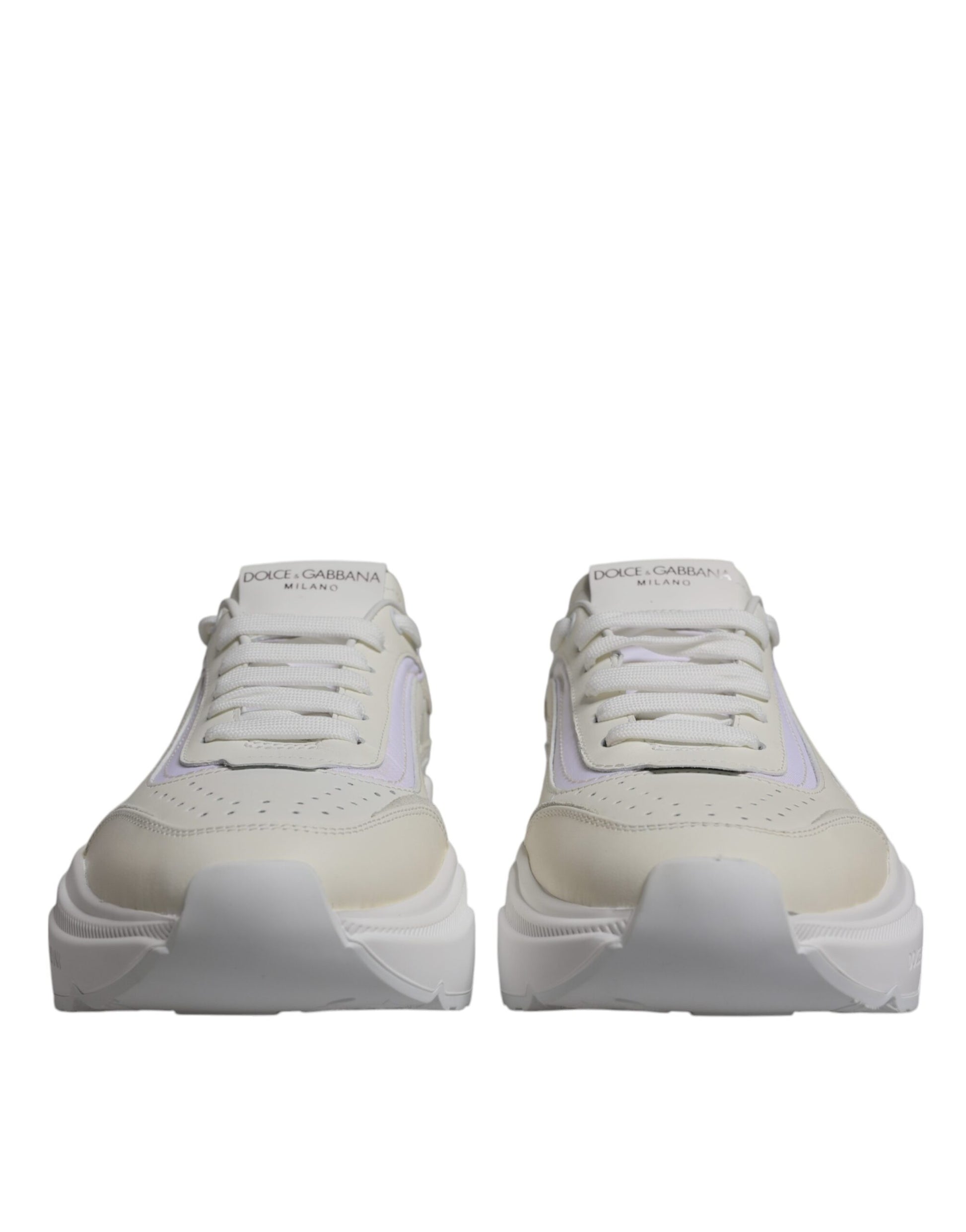 Dolce & Gabbana White Daymaster Low Top Sneakers Shoes - ACCEXO