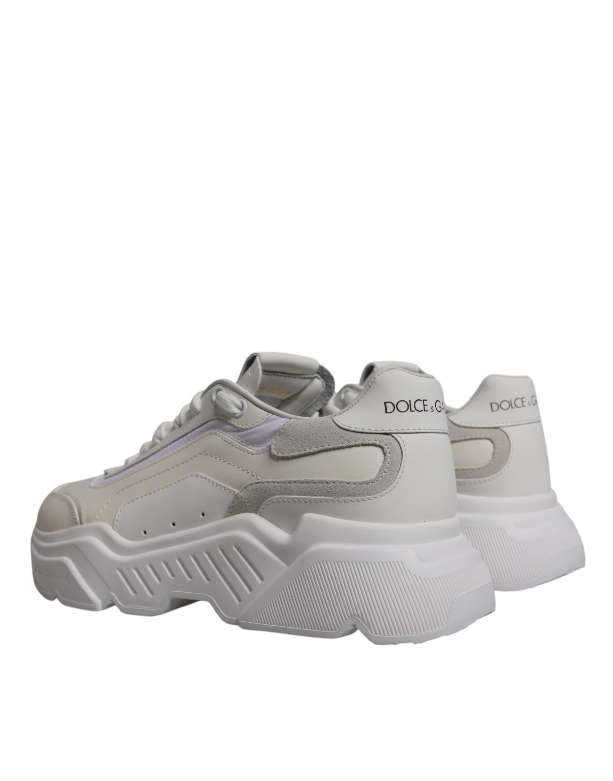 Dolce & Gabbana White Daymaster Low Top Sneakers Shoes - ACCEXO
