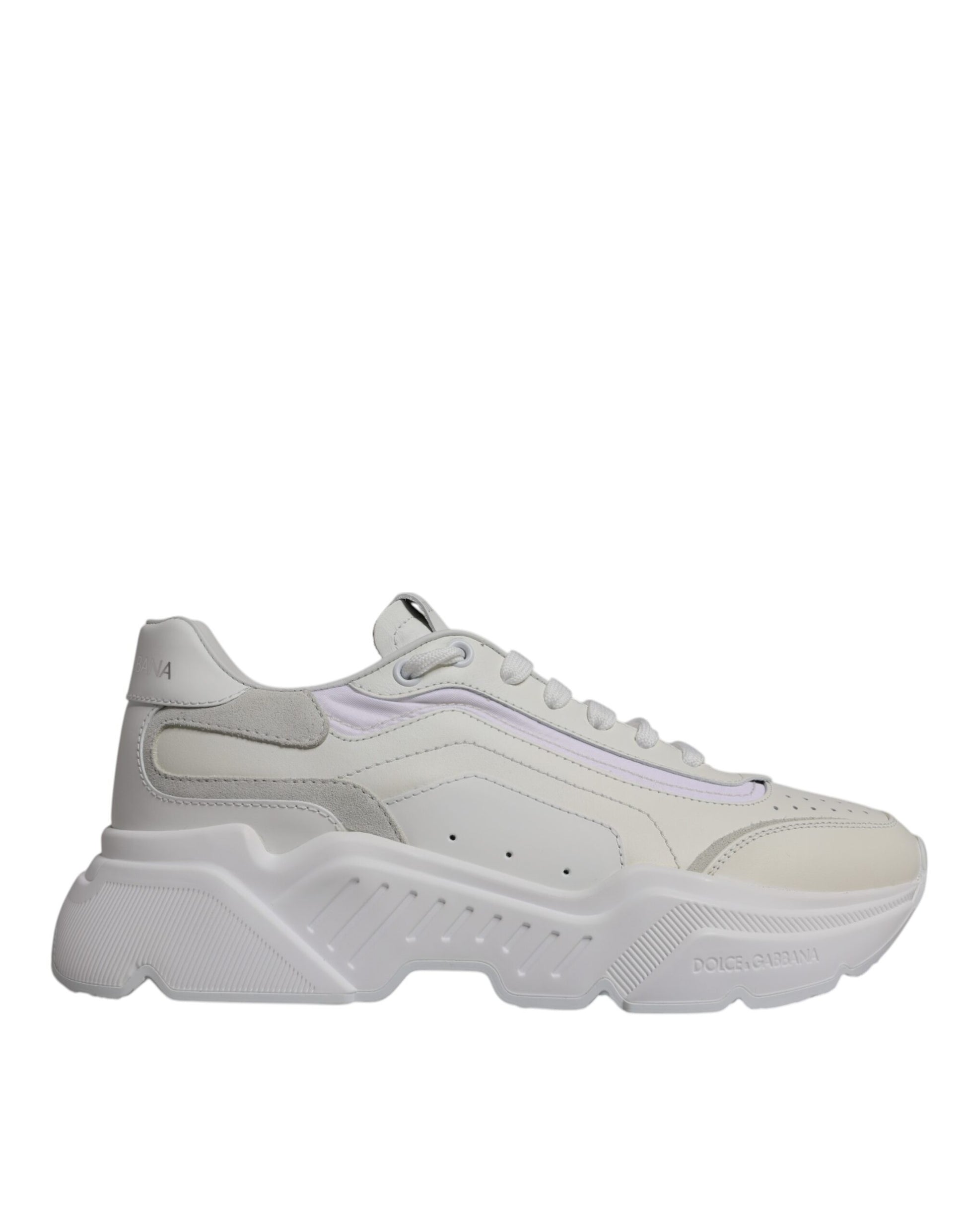 Dolce & Gabbana White Daymaster Low Top Sneakers Shoes - ACCEXO