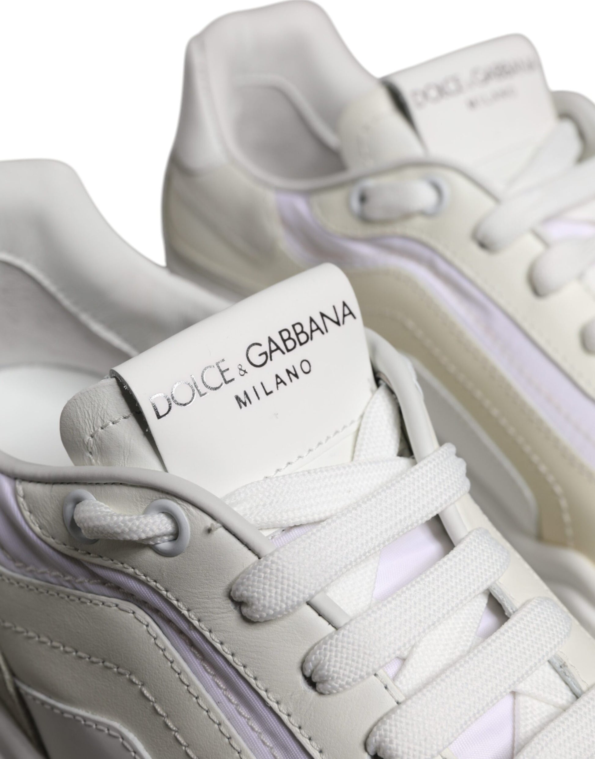 Dolce & Gabbana White Daymaster Low Top Sneakers Shoes - ACCEXO