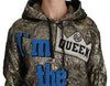 Dolce & Gabbana Im The Queen Multicolor Hoodie Sweatshirt