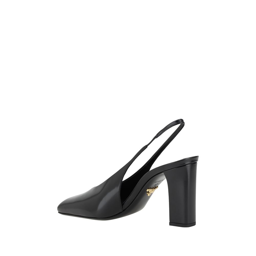 Prada Black Calf Leather Pumps - ACCEXO