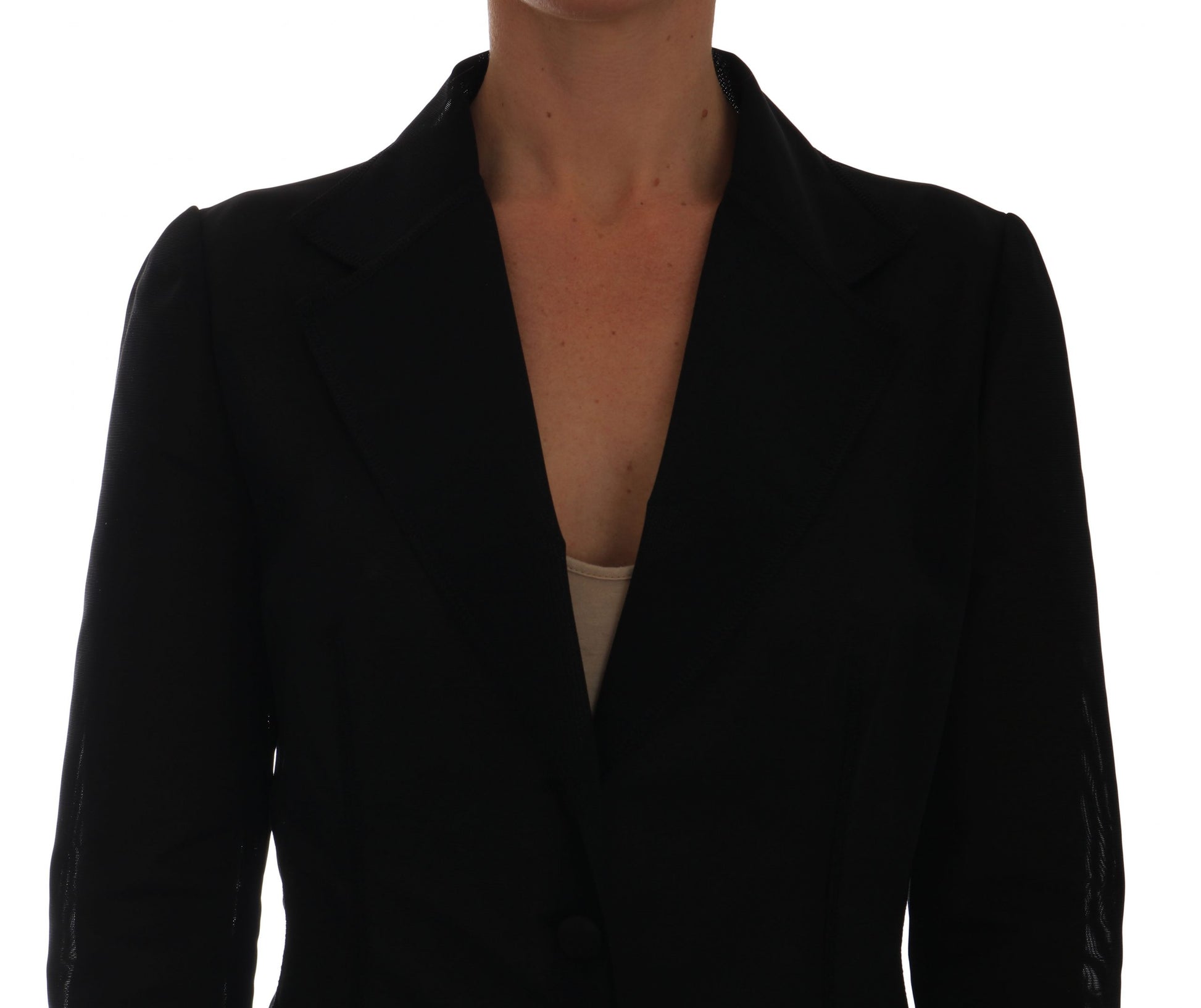 Dolce & Gabbana Semi-Transparent Darkgreen Nylon Blazer - ACCEXO