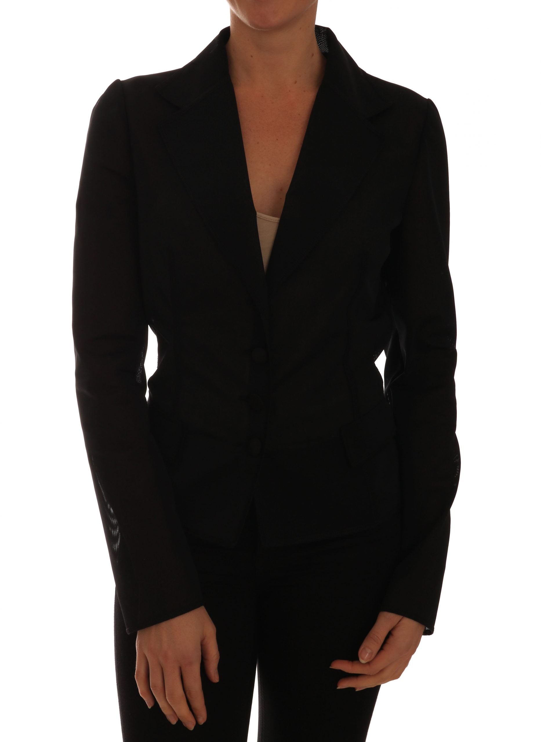 Dolce & Gabbana Semi-Transparent Darkgreen Nylon Blazer - ACCEXO