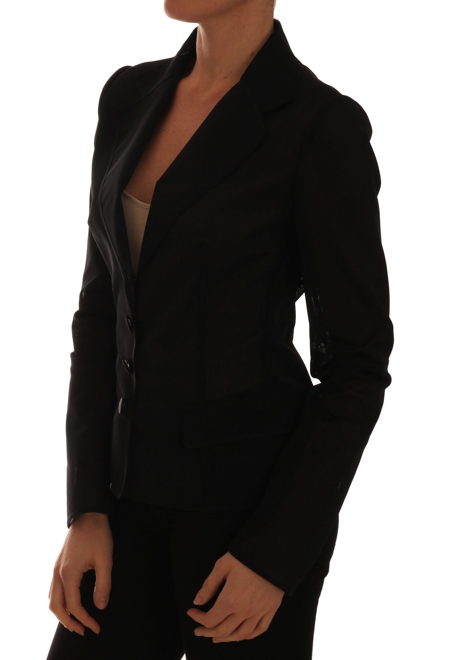 Dolce & Gabbana Semi-Transparent Darkgreen Nylon Blazer - ACCEXO