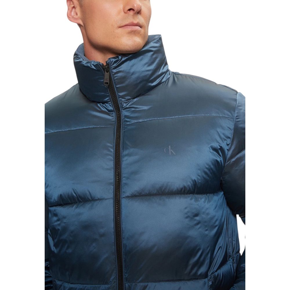 Calvin Klein Jeans Blue Recycled Polyamide Jacket - ACCEXO
