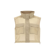 PINKO Cropped Gilet Jacket