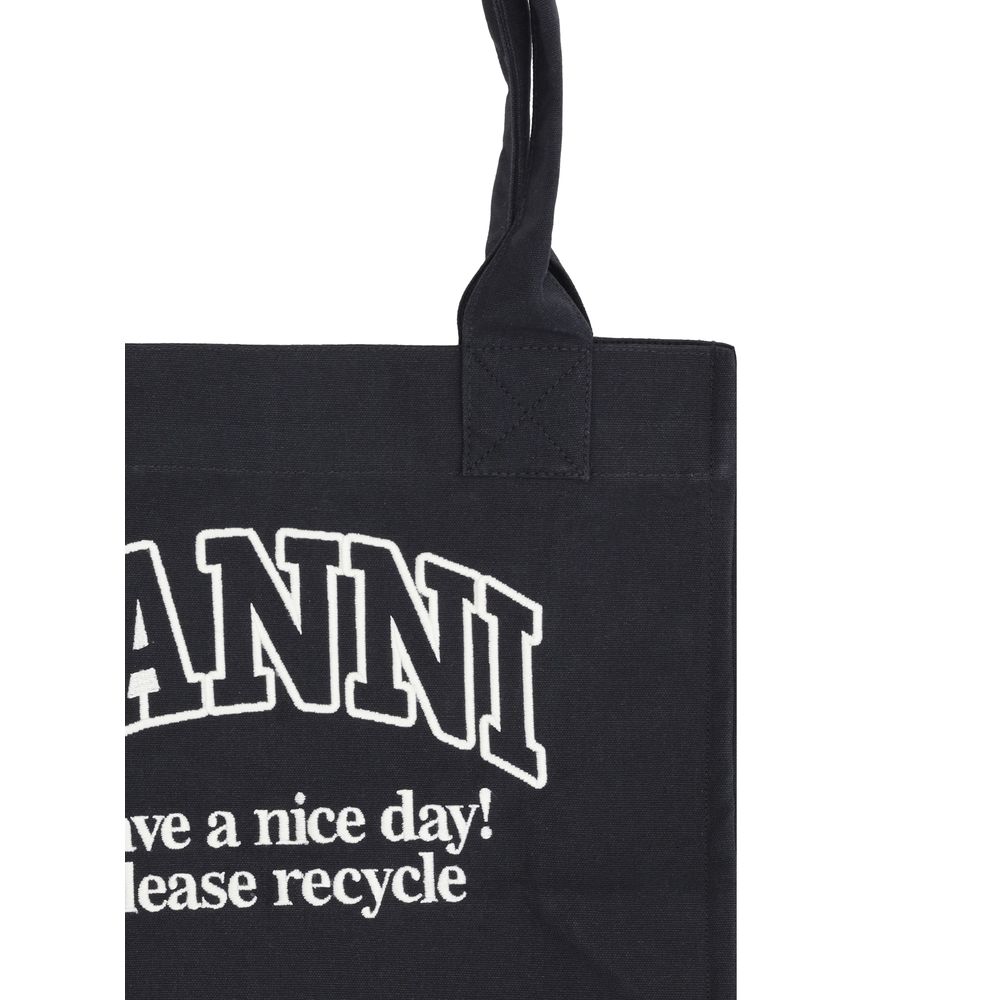 Ganni Cotton Tote Bag - ACCEXO