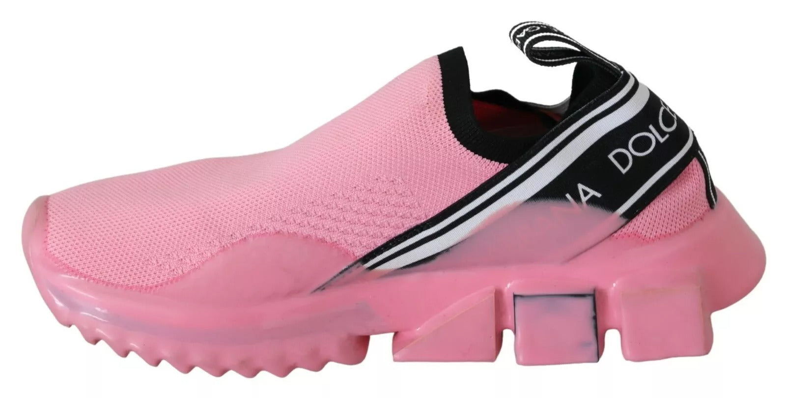 Dolce & Gabbana Pink Low Top Sorrento Sneakers Slip On Casual Shoes - ACCEXO