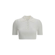Courrèges Cropped Polo Shirt