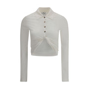 Courrèges Polo with twisted detail