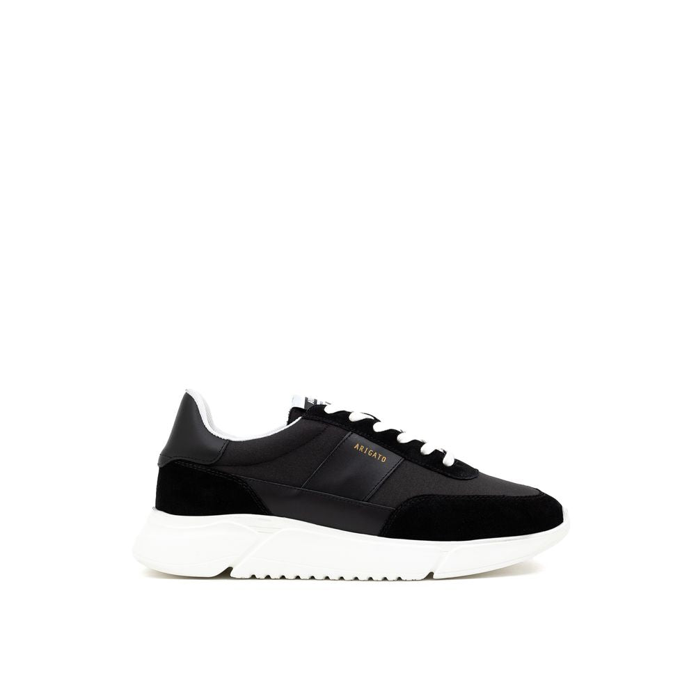 Axel Arigato Black And White Fabric And Leather Sneaker - ACCEXO