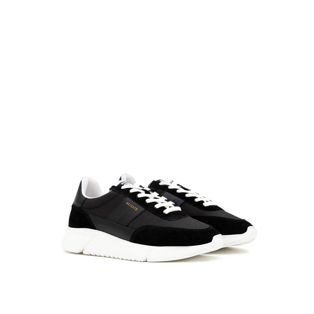 Axel Arigato Black And White Fabric And Leather Sneaker - ACCEXO