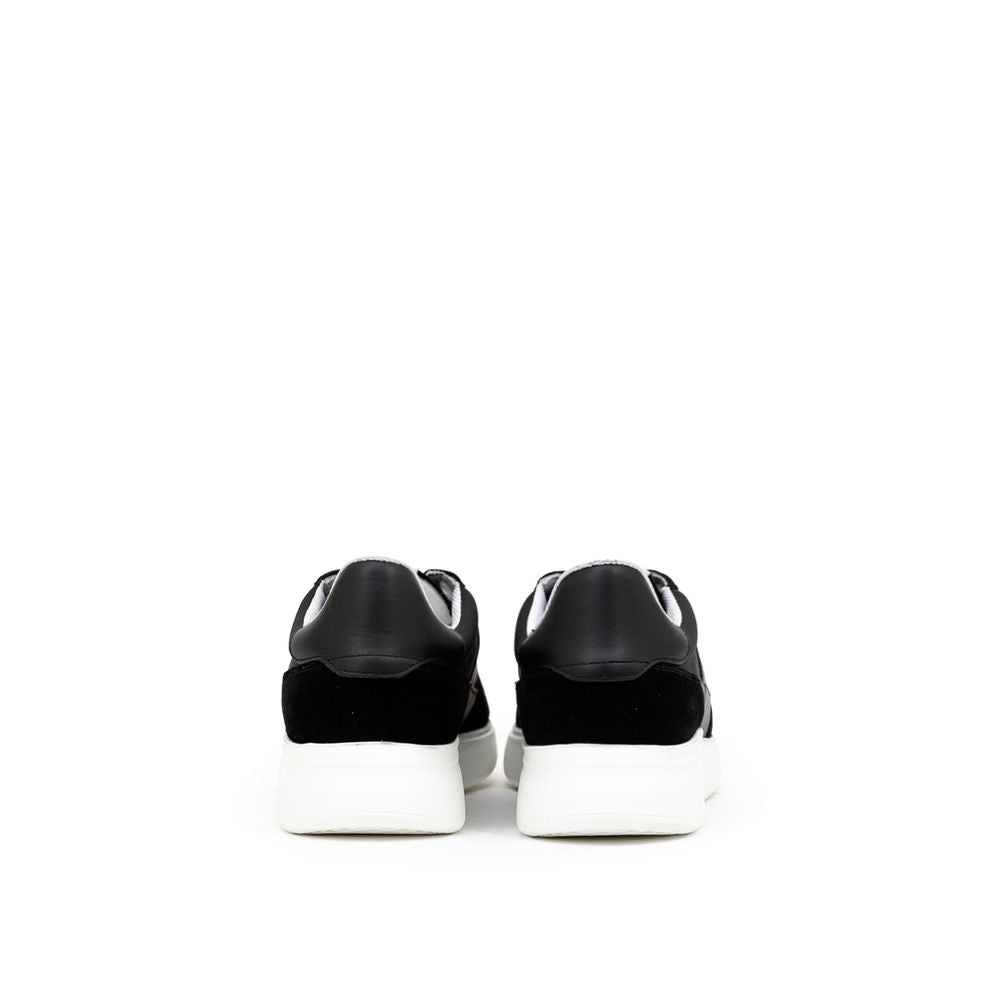 Axel Arigato Black And White Fabric And Leather Sneaker - ACCEXO