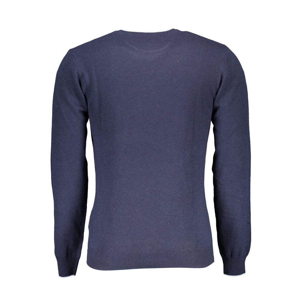 U.S. POLO ASSN. Blue Wool Men Sweater - ACCEXO