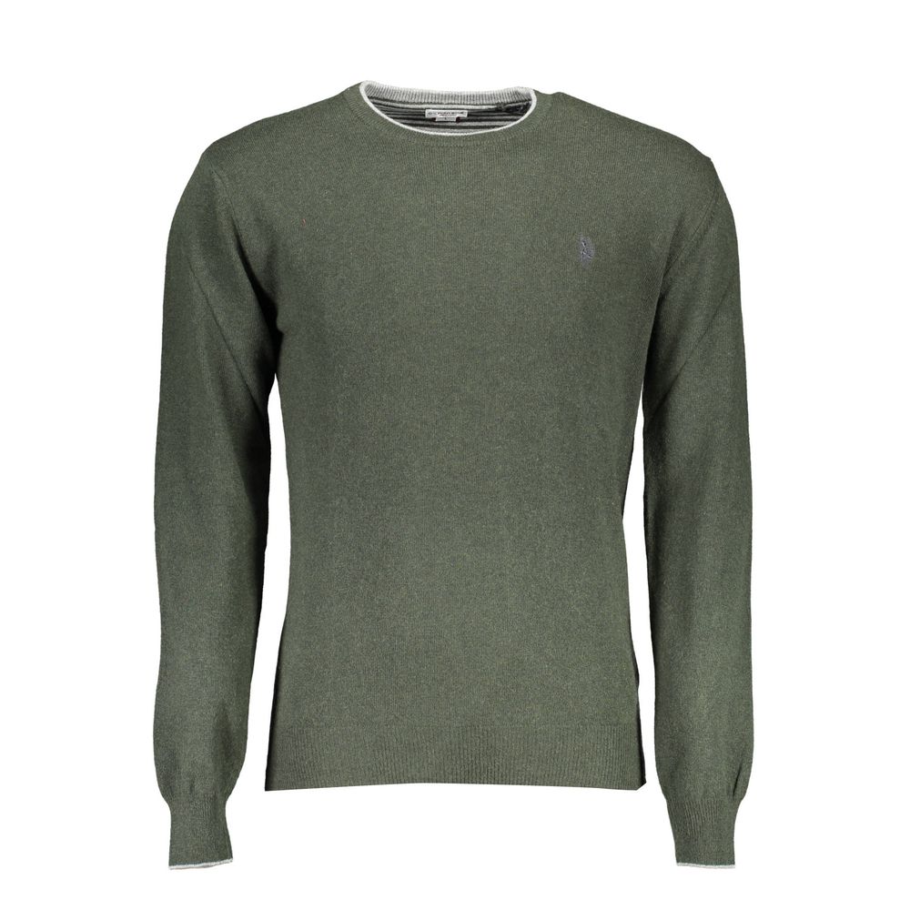 U.S. POLO ASSN. Green Wool Men Sweater - ACCEXO