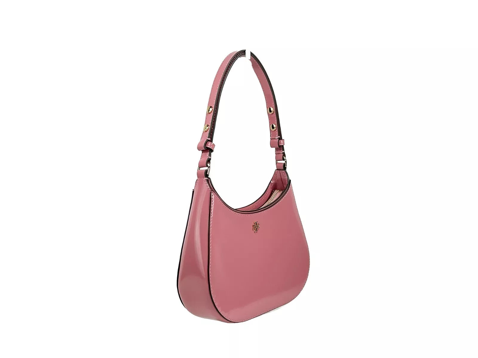 Tory Burch Patent Emerson Small Shoulder Bag Purse Pink - ACCEXO
