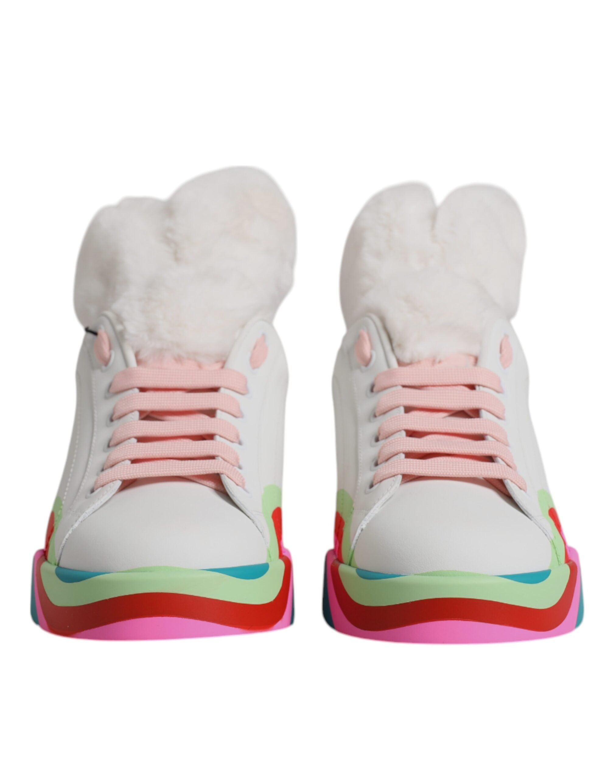 Dolce & Gabbana Multicolor Low Top Trainers Sneakers Shoes - ACCEXO