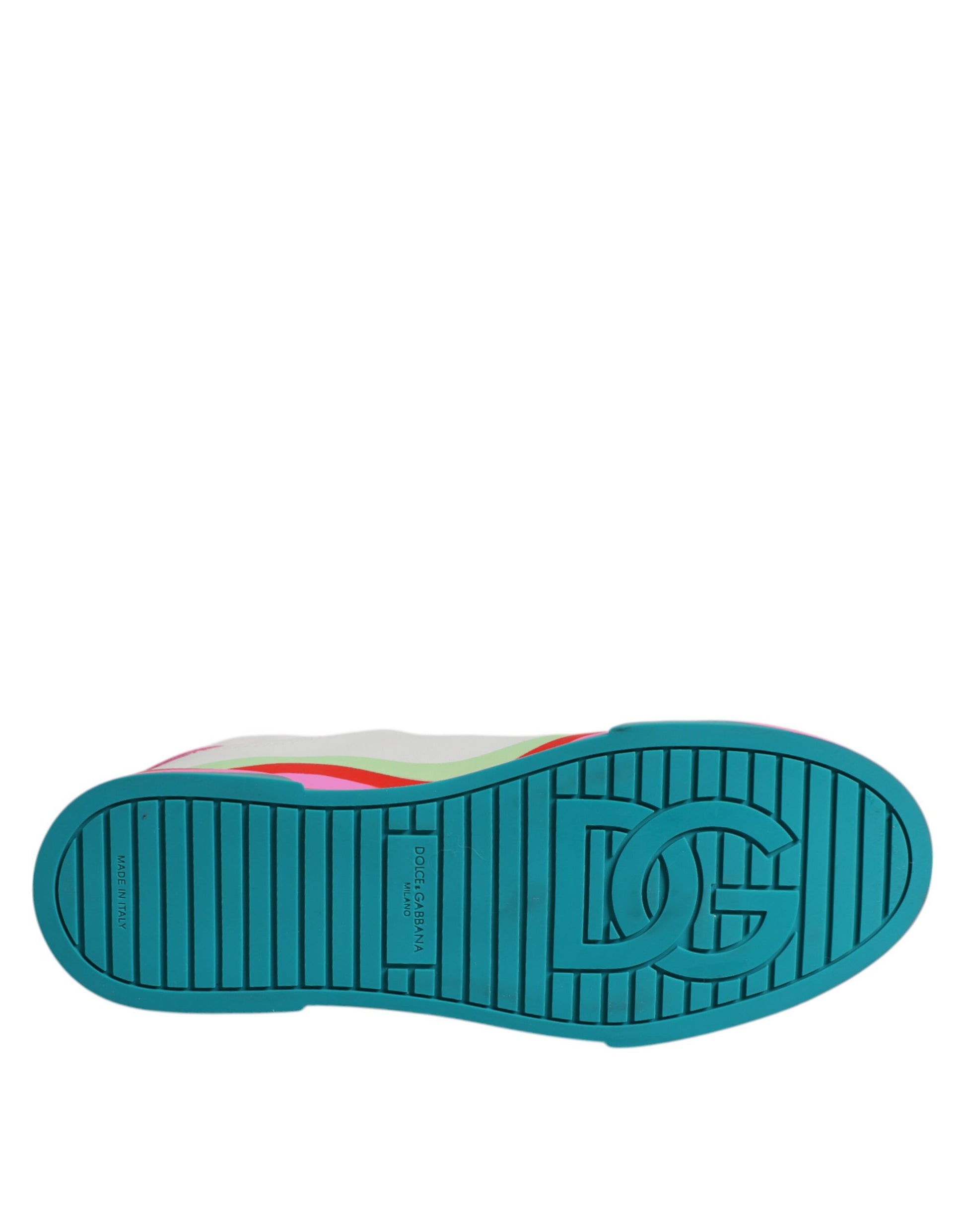 Dolce & Gabbana Multicolor Low Top Trainers Sneakers Shoes - ACCEXO