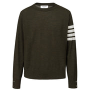 Thom Browne Green Wool Sweater - ACCEXO