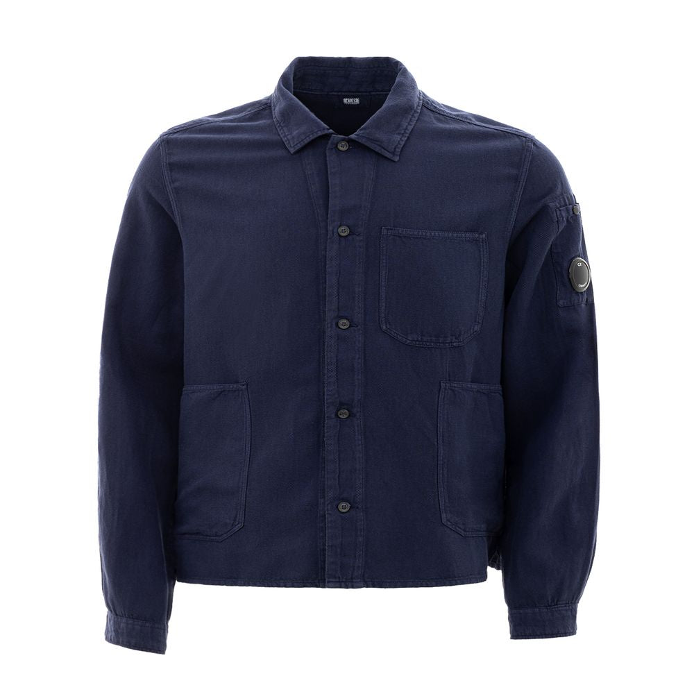 C.P. Company Blue Cotton Shirt - ACCEXO