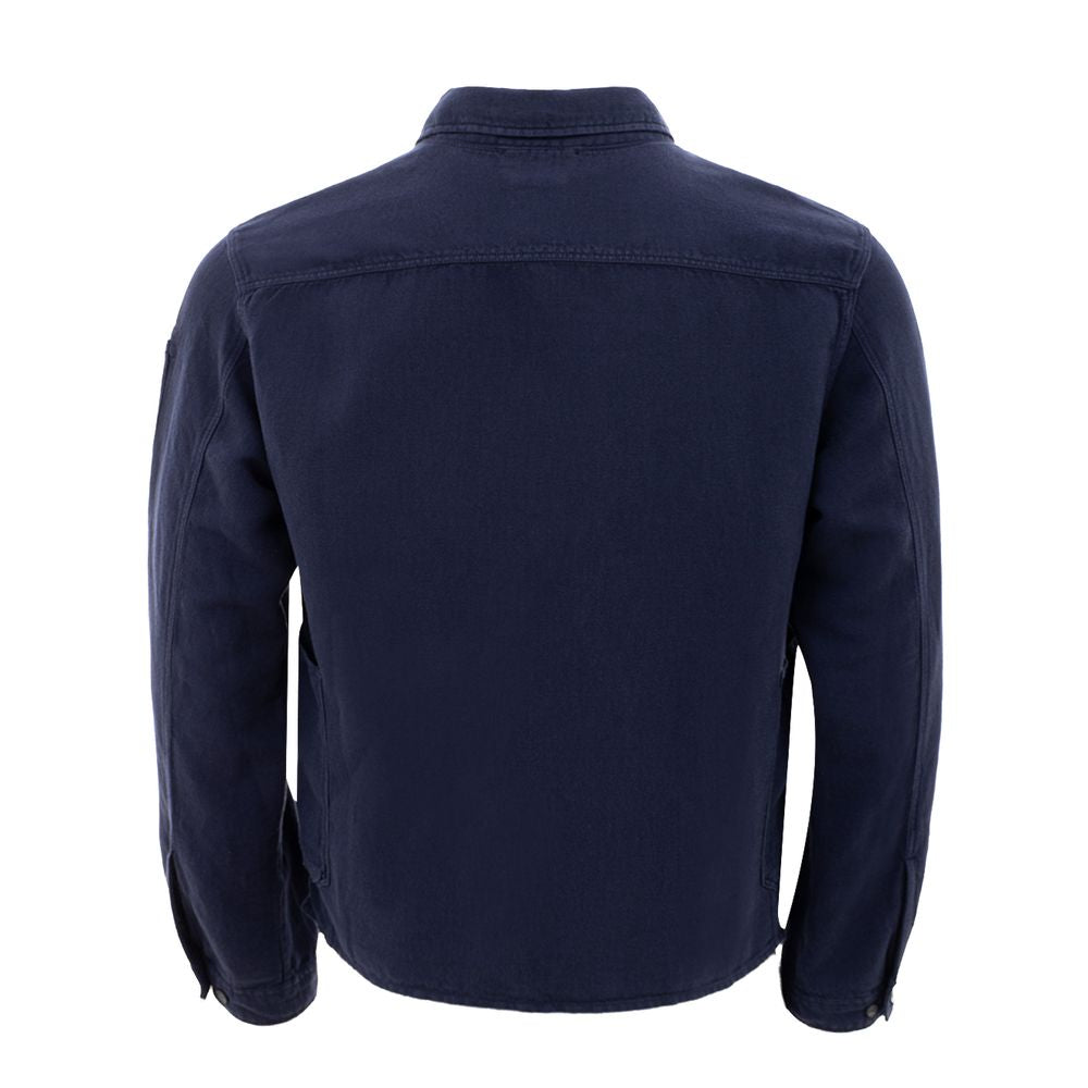 C.P. Company Blue Cotton Shirt - ACCEXO