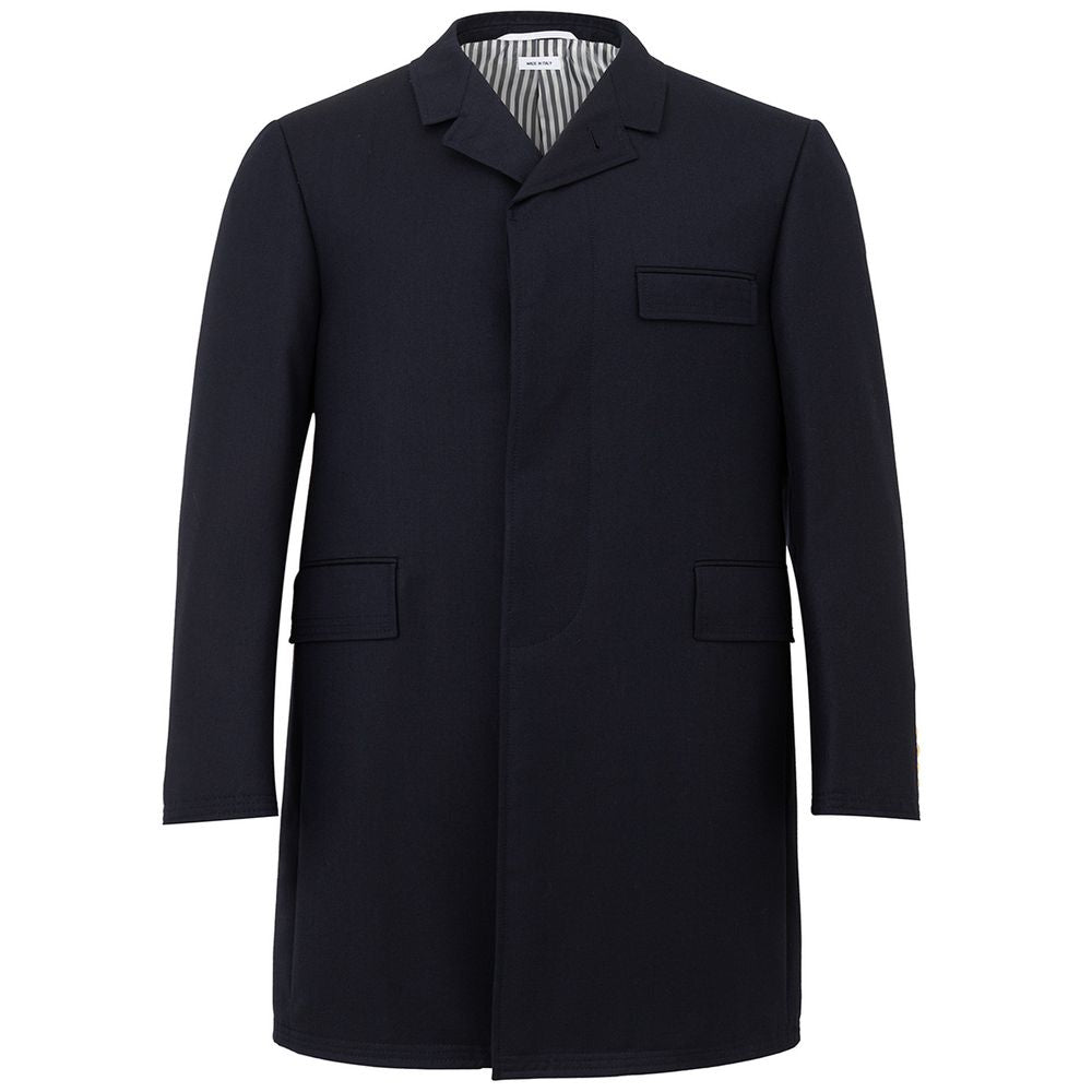 Thom Browne Elegant Wool Jacket in Signature Blue - ACCEXO