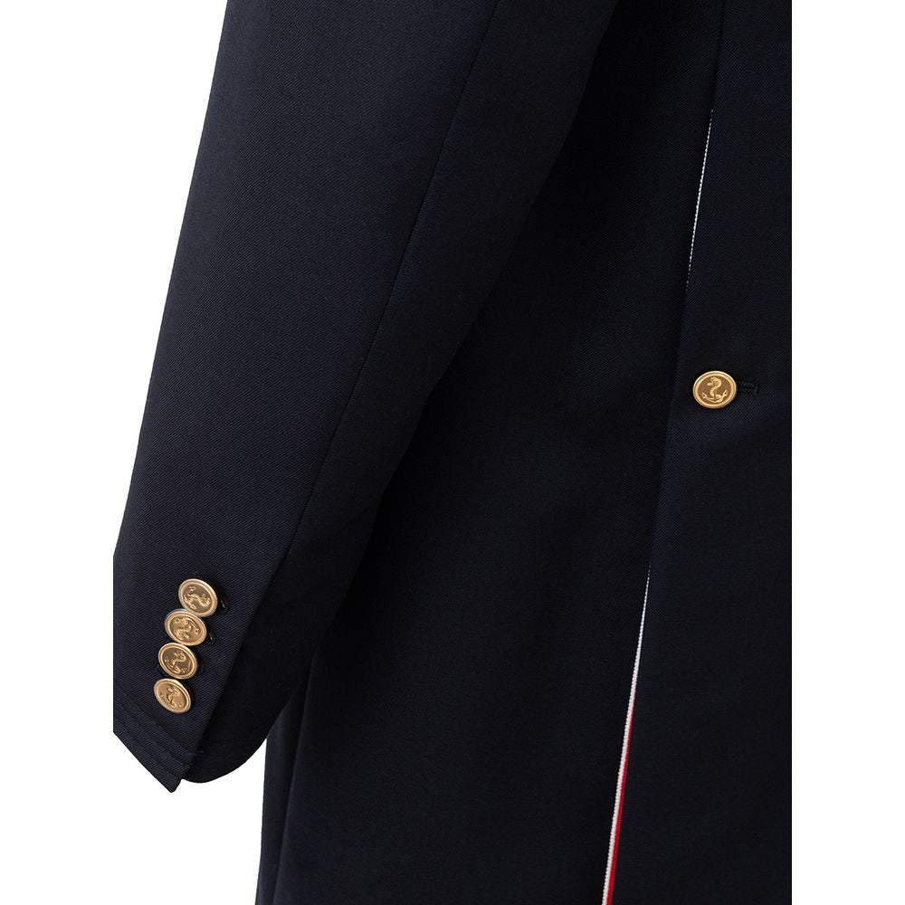 Thom Browne Elegant Wool Jacket in Signature Blue - ACCEXO