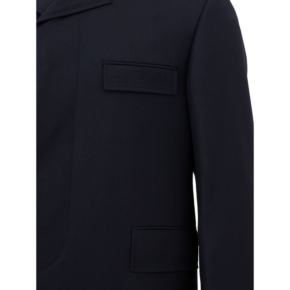 Thom Browne Elegant Wool Jacket in Signature Blue - ACCEXO